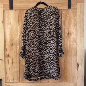 Ganni Animal Print Dress